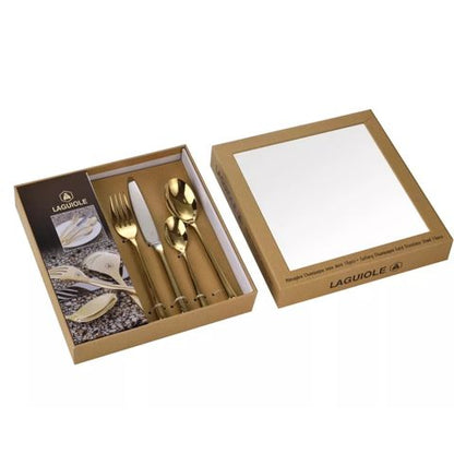 Lagiuole Cuttlery Set Matt Gold