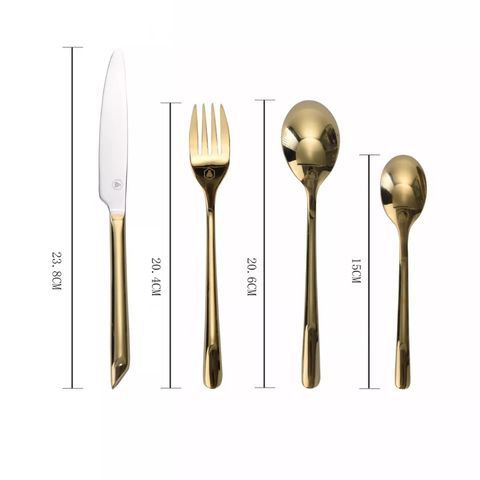 Lagiuole Cuttlery Set Matt Gold