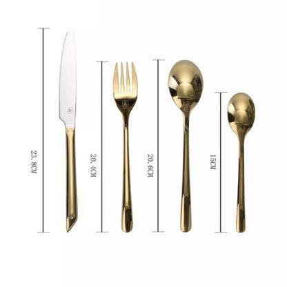 Lagiuole Cuttlery Set Matt Gold