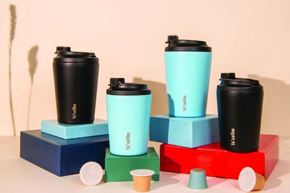 Insulated mug 260 ml - Black - Yo'coffee