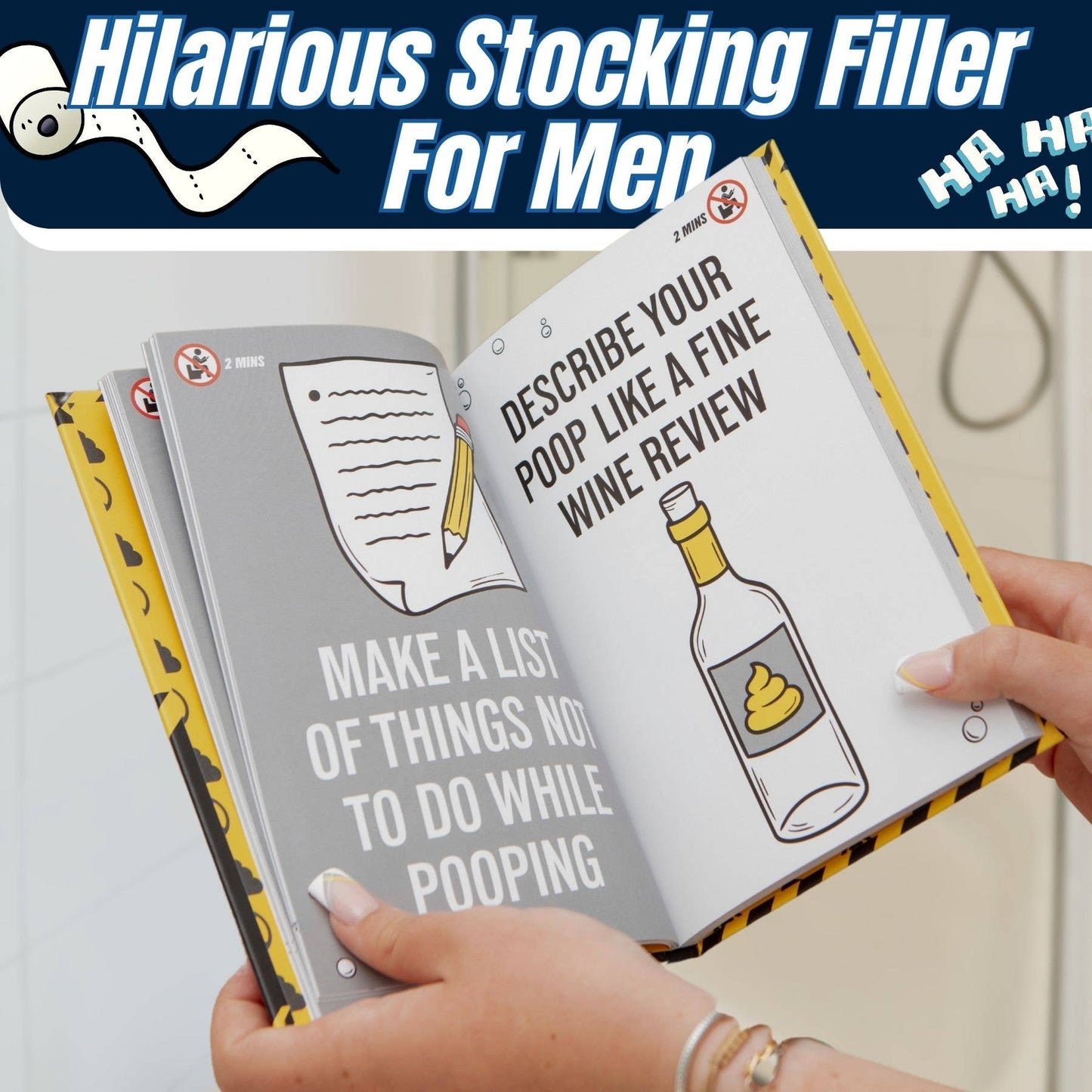 How To Poop Without Your Phone: Joke Gift Book for Men