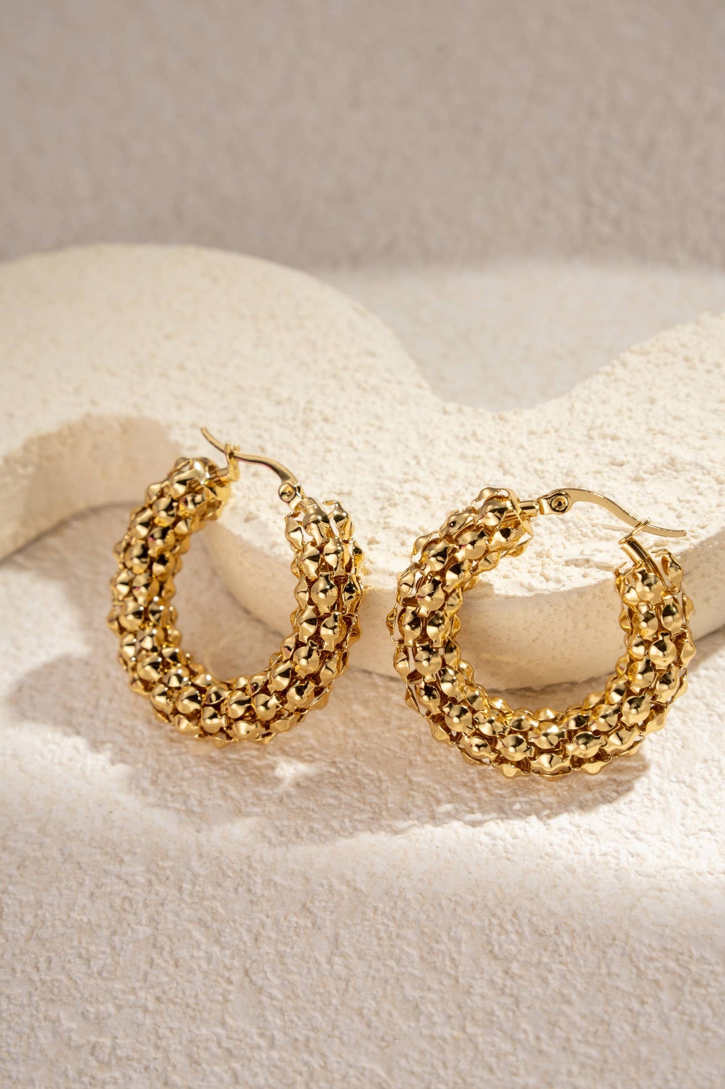 Woven Hoop Earrings
