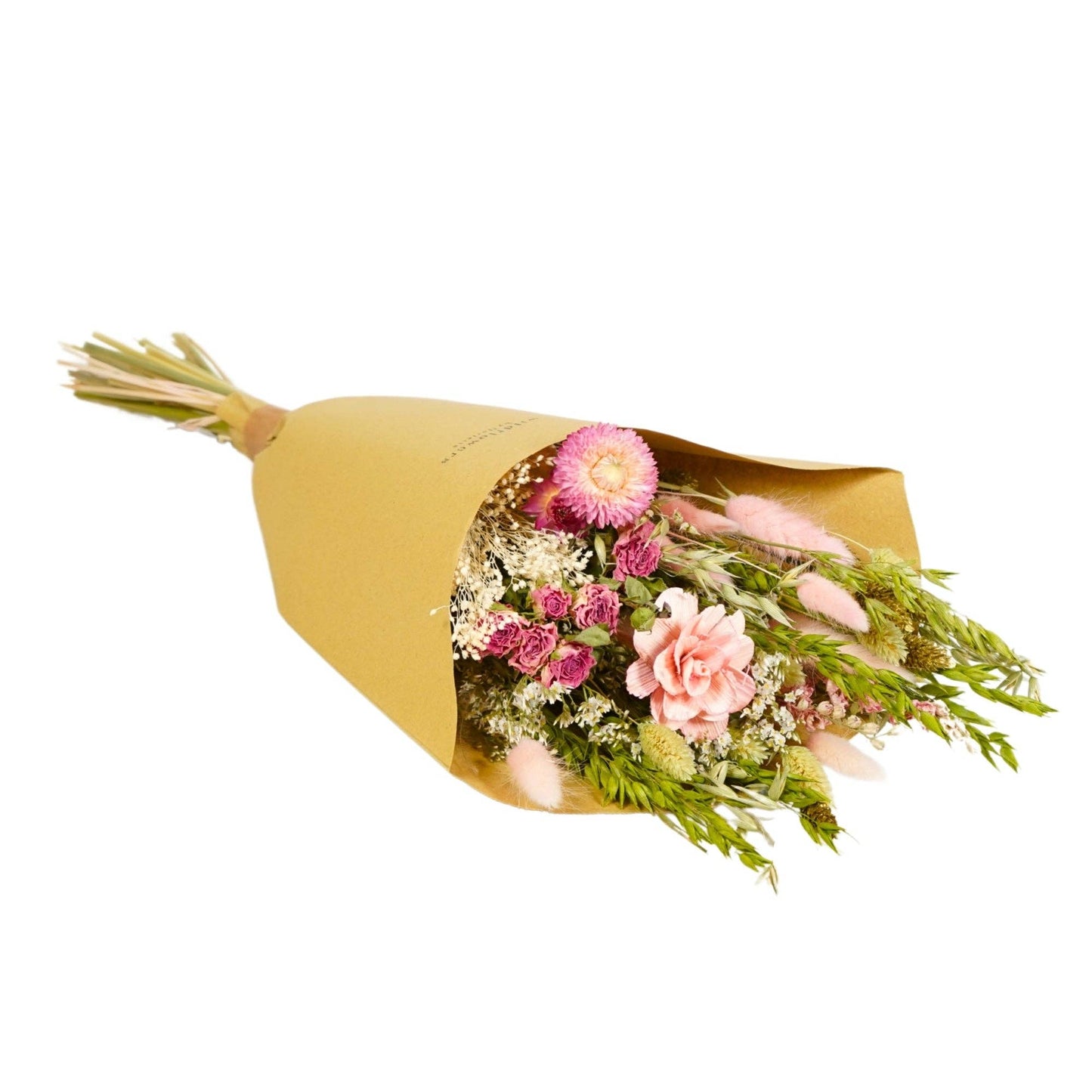 Dried Flowers Bouquet Pink Elegance Small