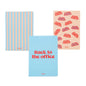 A5 Notebook "Back To The Office" (pack of 3)
