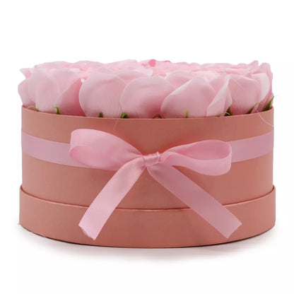 Round Pink Soap Flower Bouquet