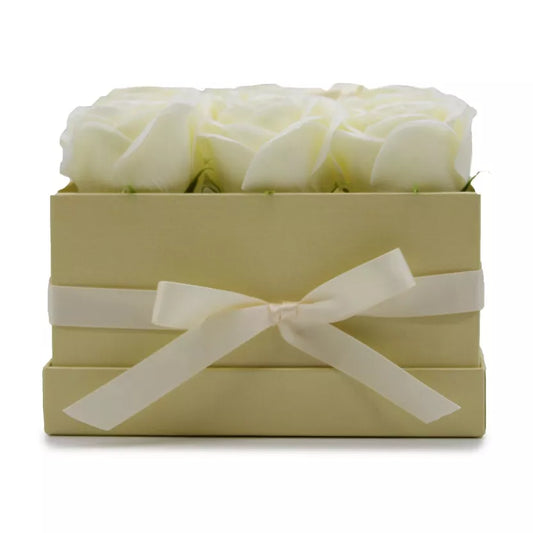 Cream Soap Flowers Gift Bouquet