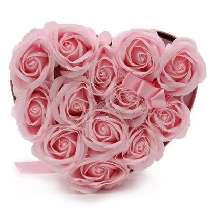 Soap Flower Heart Bouquet