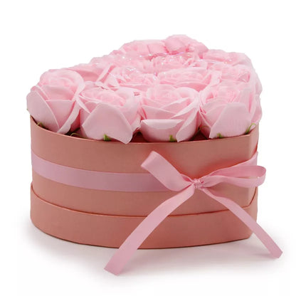 Soap Flower Heart Bouquet