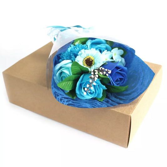 Flowers Soap Blue In A Gift Box