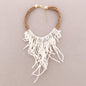 Flexible Pendant Choker Resin Beads: Beige