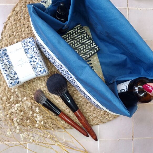 Maxi two-tone basket case Louise/Celeste