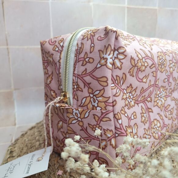 Maxi two-tone basket kit Ga‹a/Rosa