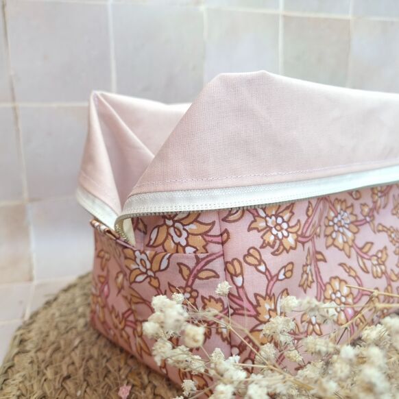 Maxi two-tone basket kit Ga‹a/Rosa