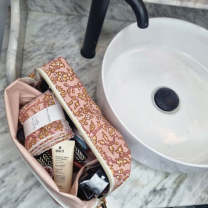 Maxi two-tone basket kit Ga‹a/Rosa