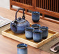 Reactive Blue Tea Set Of 4 pcs Cups.