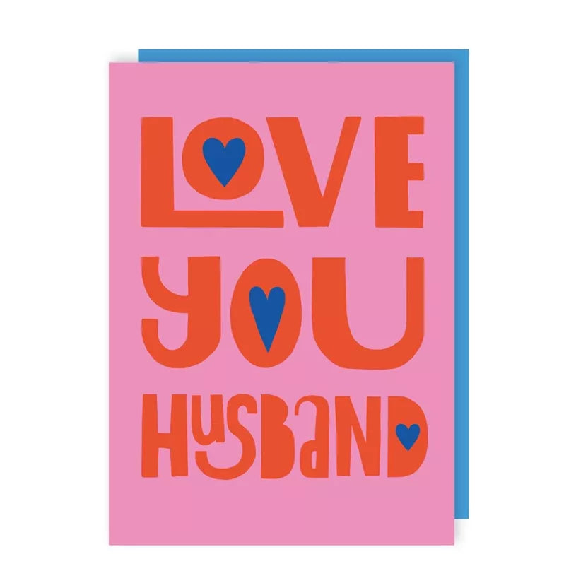 Love You Husband Card