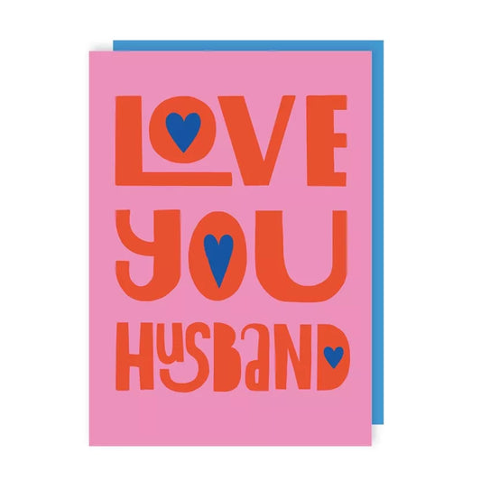 Love You Husband Card