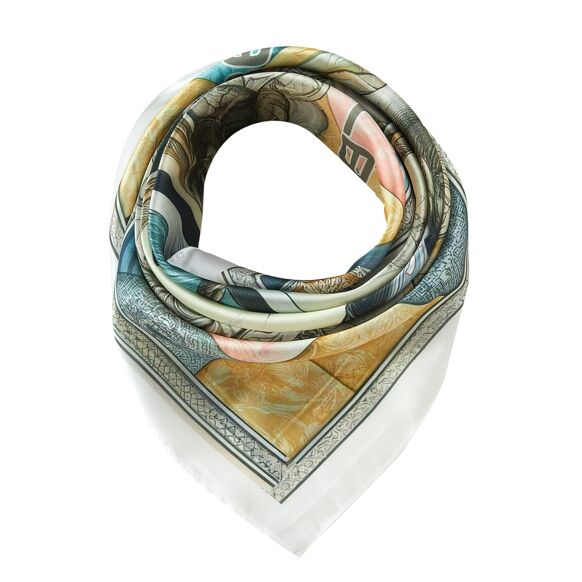 Small Anchor Cl‚o silk square