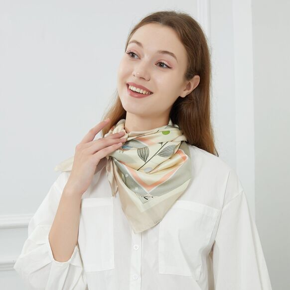 Large Nature Zo‚ silk square