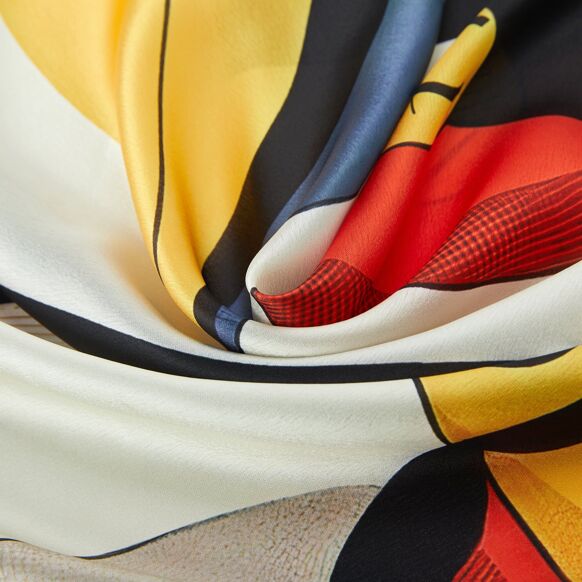 Large Pelican Zo‚ silk square