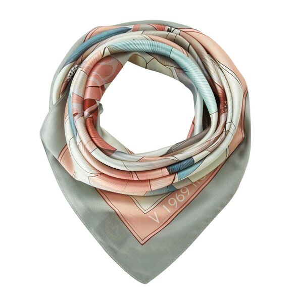 Grand Spring Flowers Silk Square