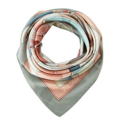 Grand Spring Flowers Silk Square