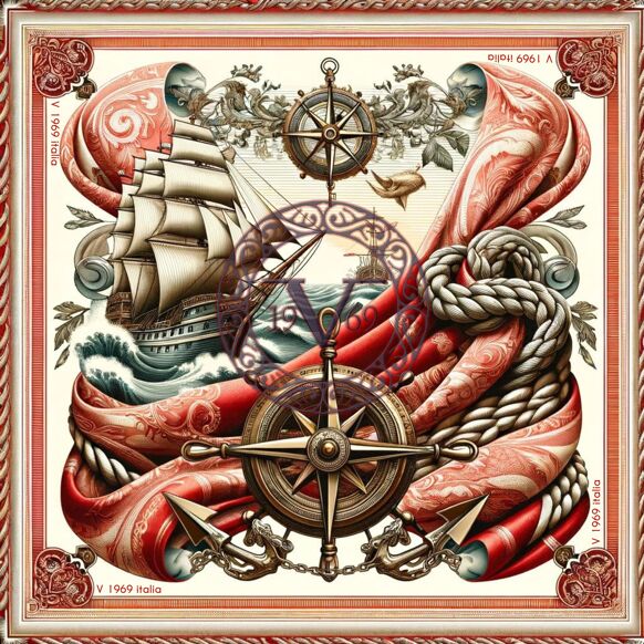 Red Boat Silk Square