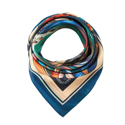 Leo Feather Silk Square