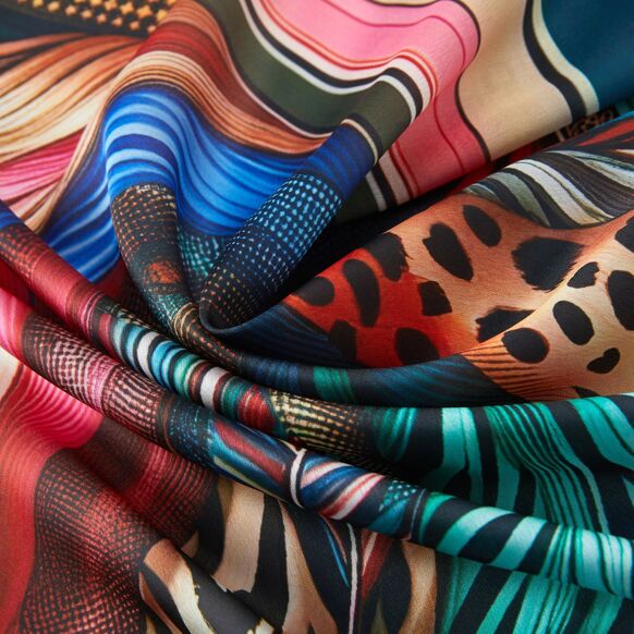 Leo Feather Silk Square