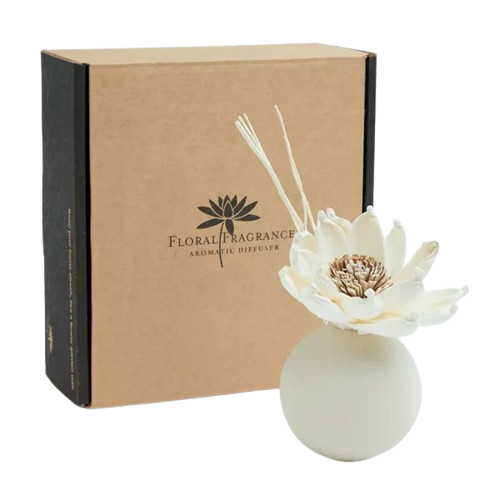 Globe Beige Flower Diffuser