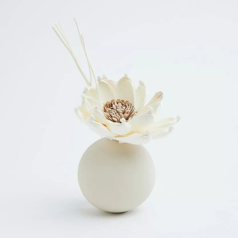 Globe Beige Flower Diffuser