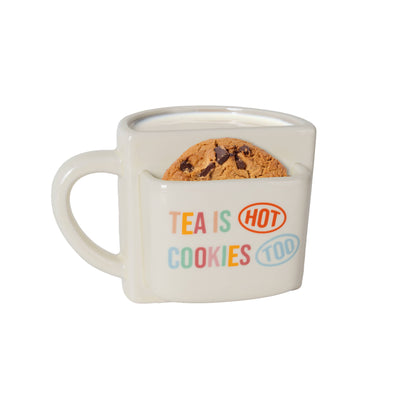 Pocket Mug "Tea Is Hot Cookies Too"
