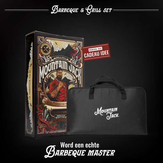 40-Delige Luxe BBQ Grill Accessoires Set