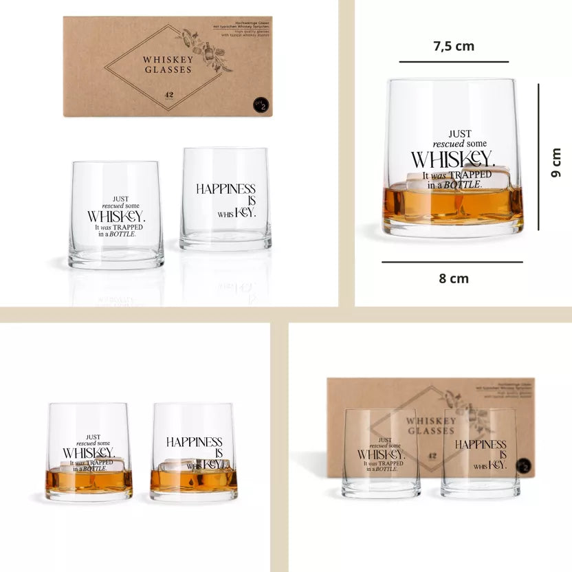 Whiskey Set Of Two Glasses