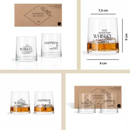 Whiskey Set Of Two Glasses