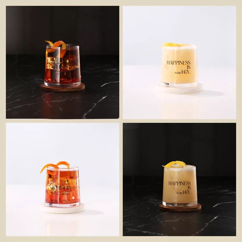 Whiskey Set Of Two Glasses