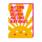Awesome Appreciation Birthday Card: Cellophane