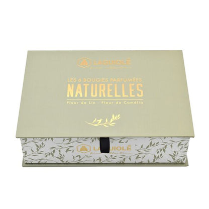 Box of 6 scented candles 6