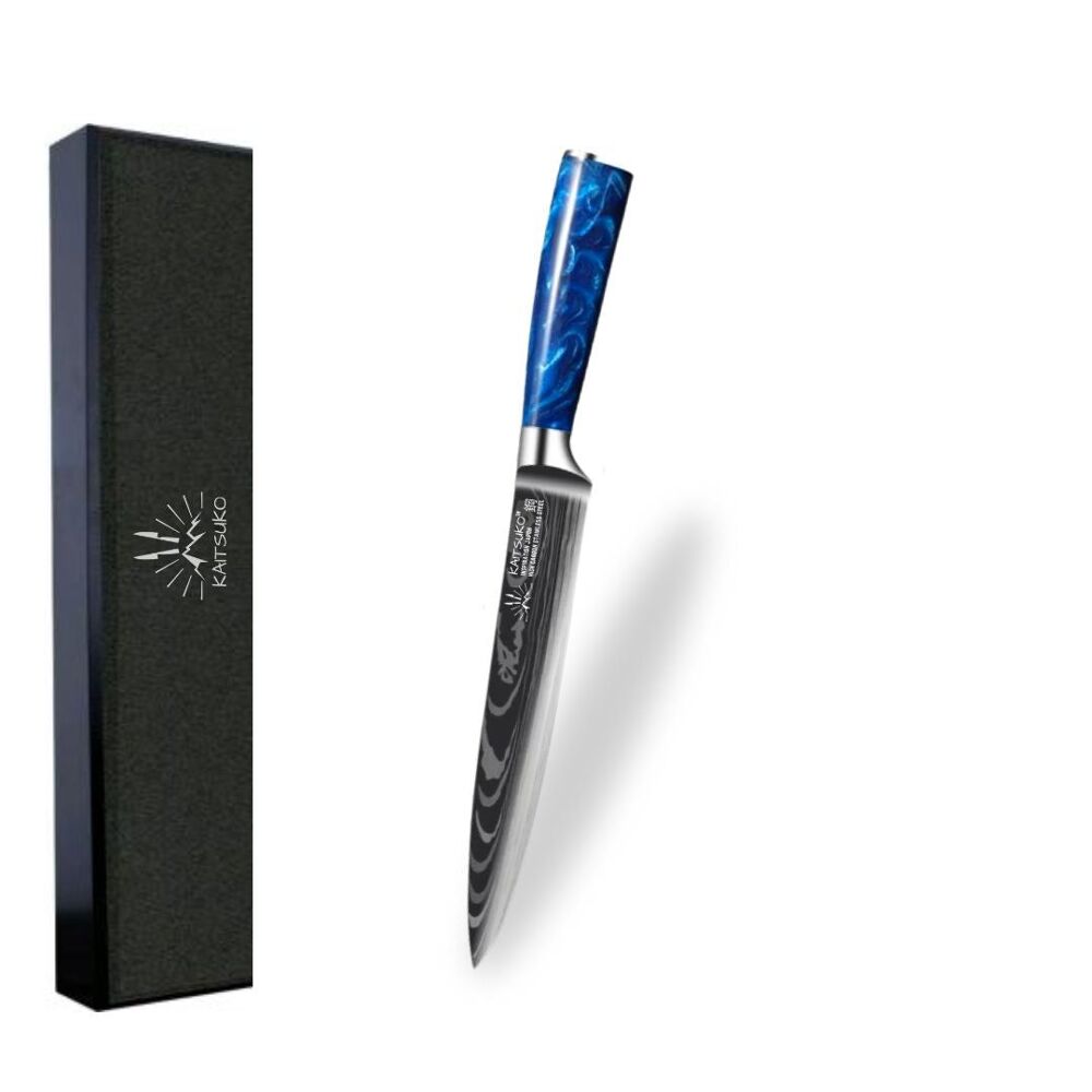 Set Of 10 Japanese Knife Chef Tanaka Ocean Blue