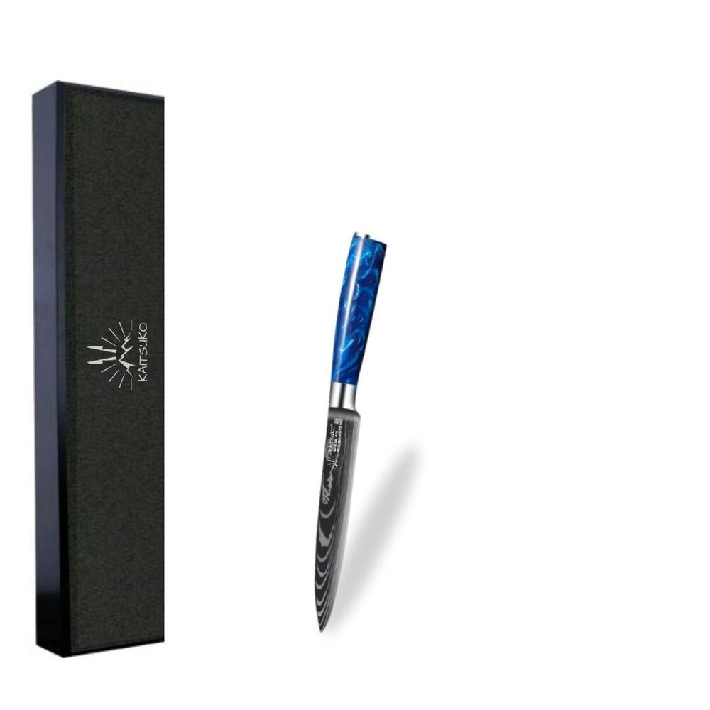 Set Of 10 Japanese Knife Chef Tanaka Ocean Blue