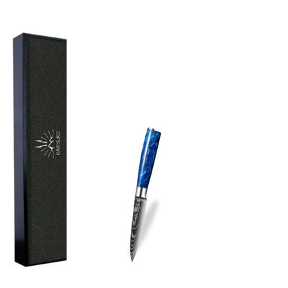 Set Of 10 Japanese Knife Chef Tanaka Ocean Blue