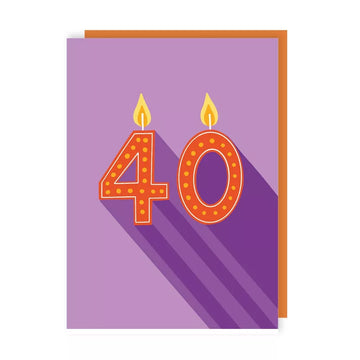 40 Birthday Card