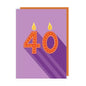 40 Birthday Card