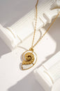 Stainless Steel Spiral Sea Snail Necklace