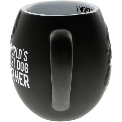 World's Best Dog Father- Embossed Mug