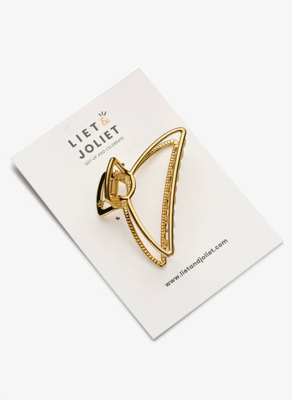 Caro Gold Hair Clip