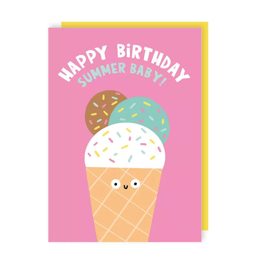 Happy Birthday Summer Baby! Card