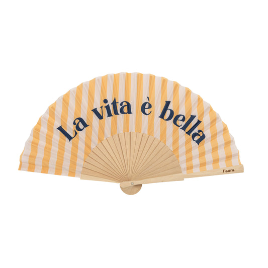 Hand Fan La Vita E Bella