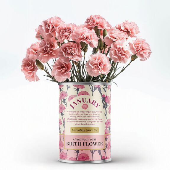 January Birth Flower - Grow Your Own Flower Gift