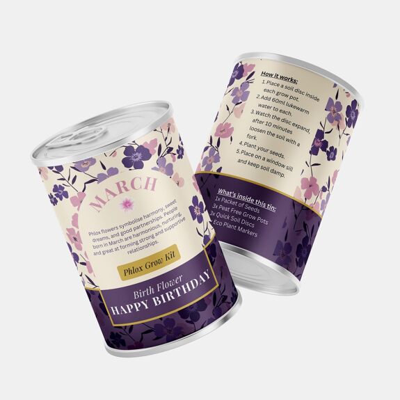 March Birth Flower - Grow Your Own Flower Gift